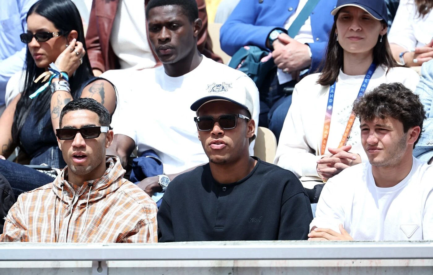 PSG-Inter Milan (J-5) : Hakimi, Doué, Neves et Mendes spectateurs d’Alcaraz à Roland-Garros