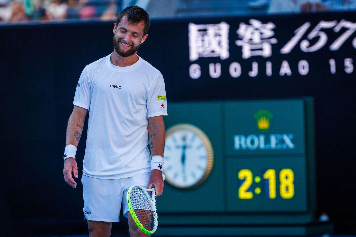 Tennis : la vidéo du nouveau geste de génie de Corentin Moutet, vainqueur au premier tour à Indian Wells