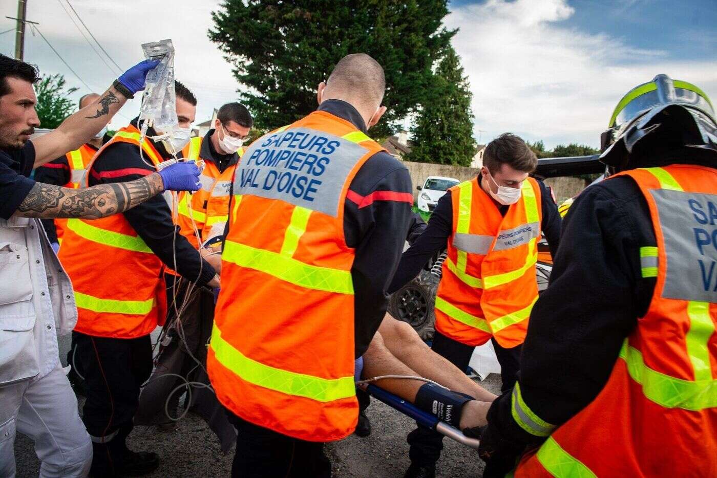 Clément Bally, pompier de 33 ans et papa depuis 10 jours, décède à scooter sur la D 316 dans le Val-d’Oise