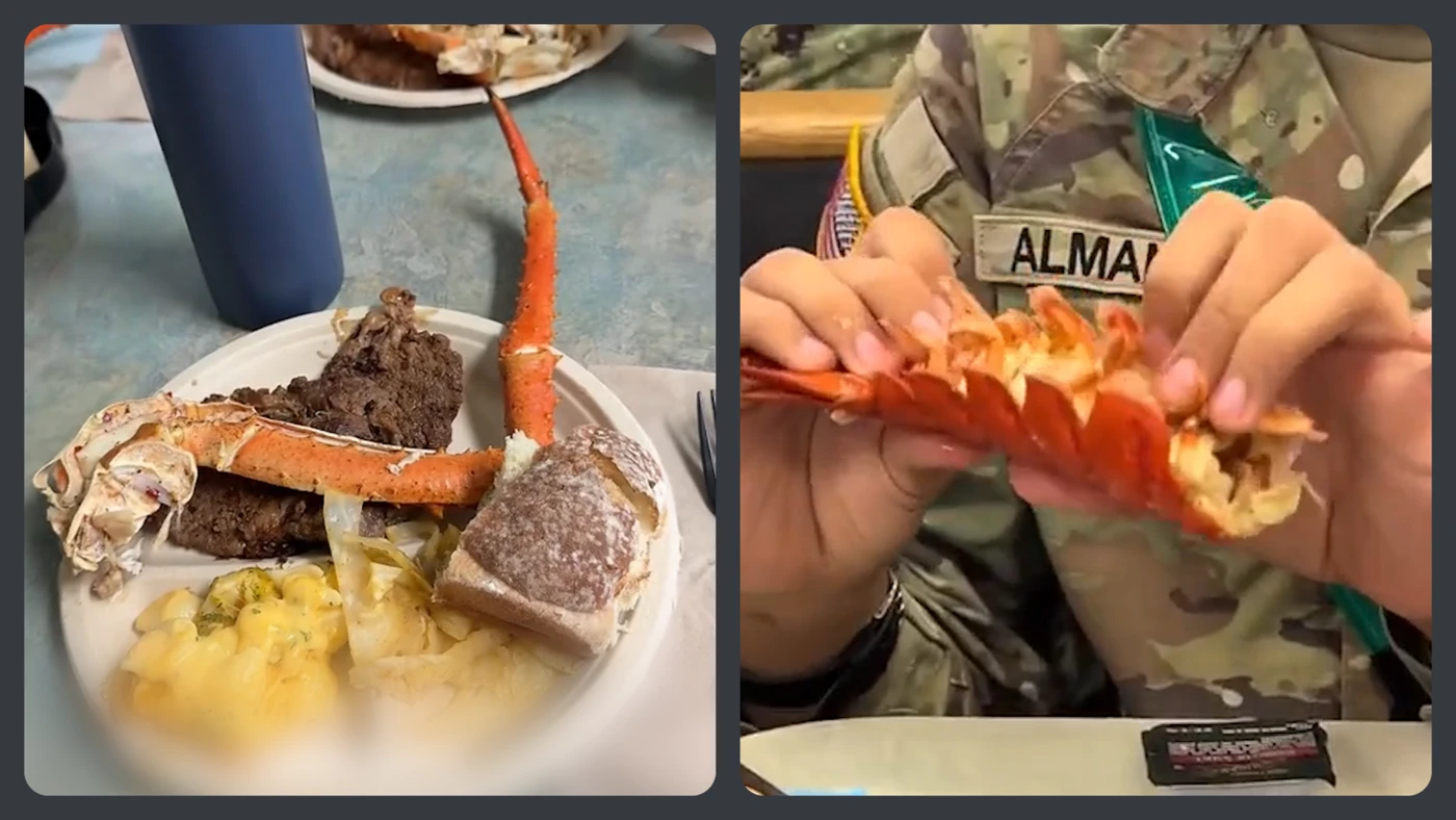 VIDÉO. Langouste et steak au menu de soldats américains : non, ce n’est pas le dernier repas avant la guerre