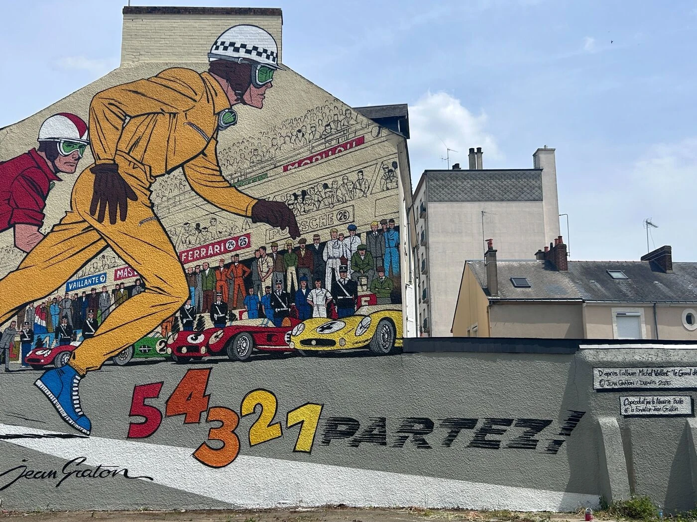 « Sans Le Mans, Michel Vaillant n’aurait pas vu le jour » : une fresque en hommage au héros de BD et aux 24 Heures