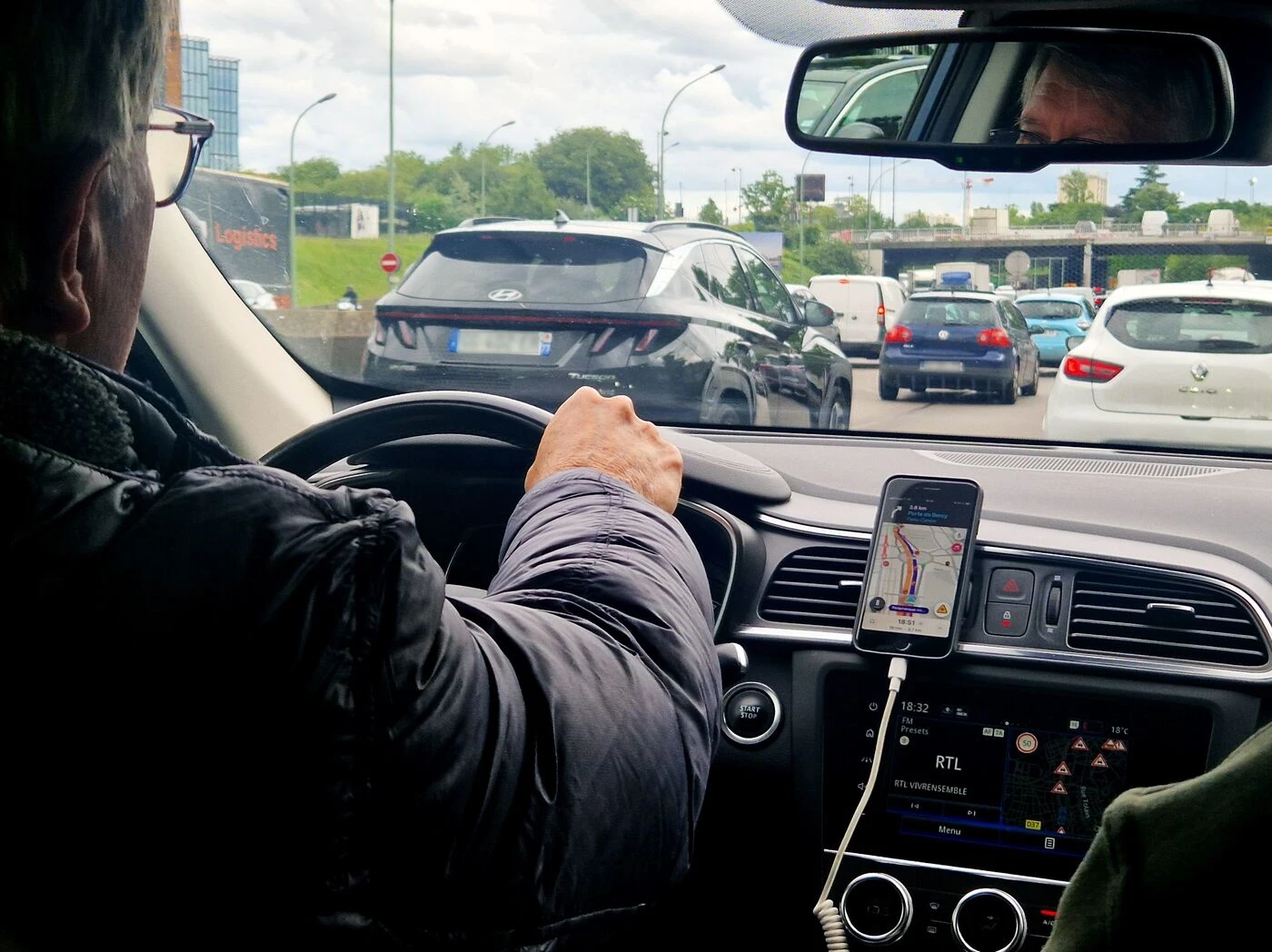 Île-de-France : plus de 400 km de bouchons cumulés, opération escargot sur le périphérique