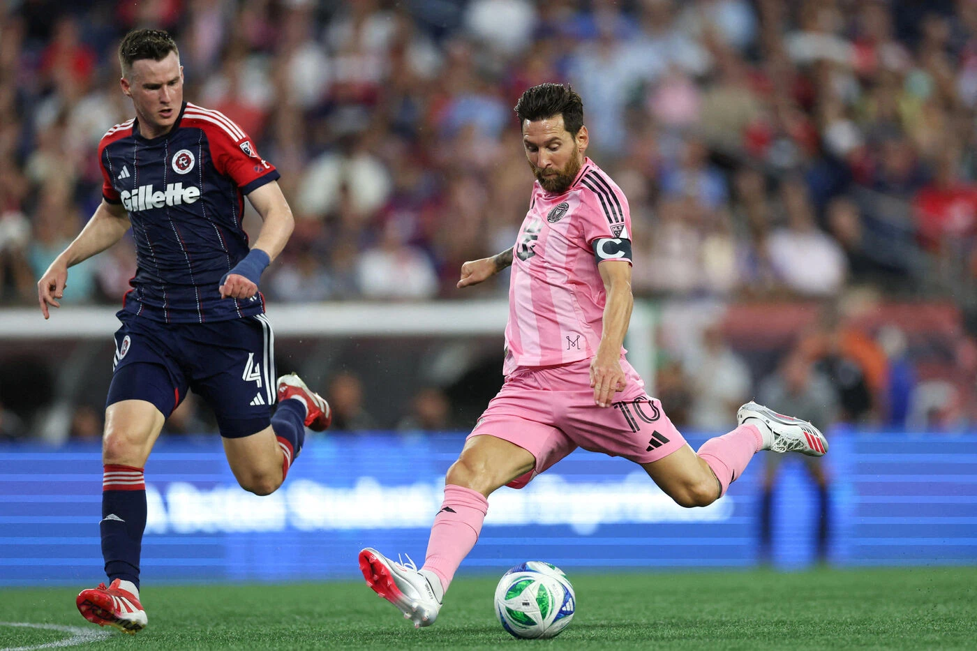 Football : les vidéos du quatrième doublé consécutif de Lionel Messi avec l’Inter Miami en MLS