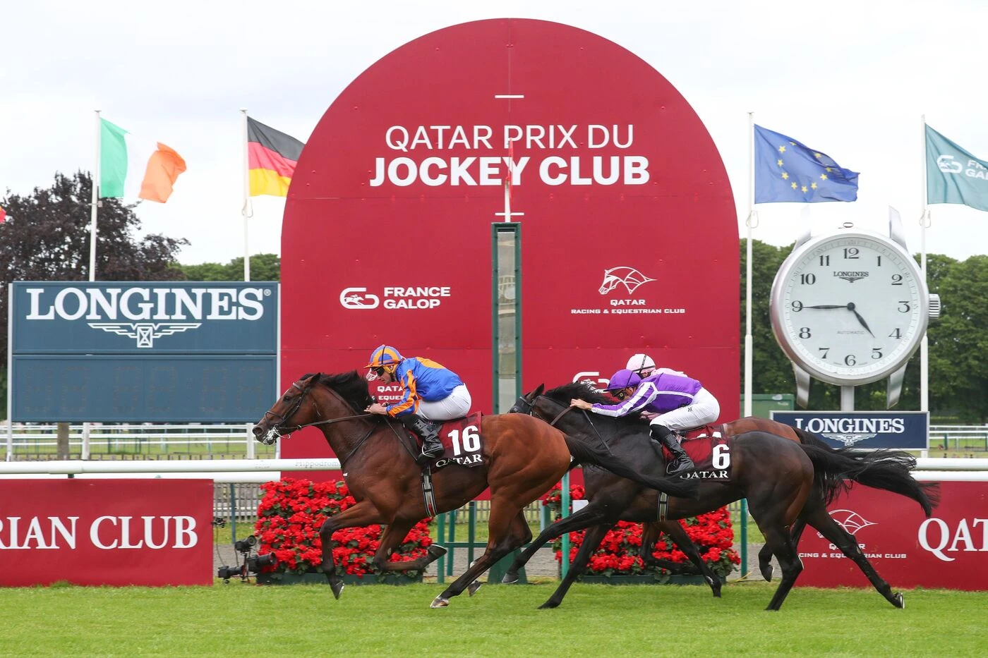Arrivée et rapport du quinté du dimanche 31 mai : Constitution River remporte le Prix du Jockey Club, O’Brien réalise le triplé