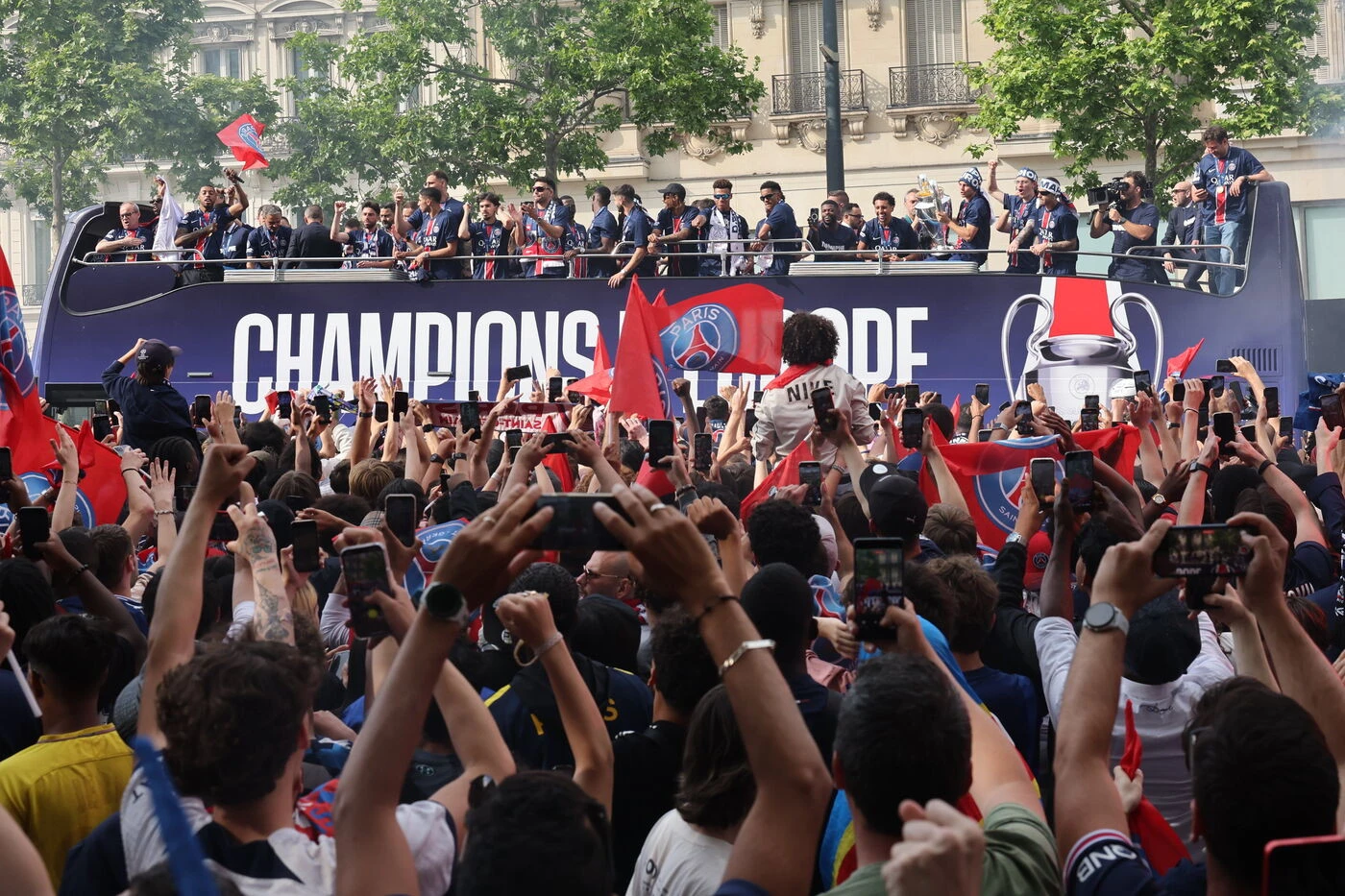 Voici à quoi ressembleront les festivités sur le Champ-de-Mars en cas de victoire du PSG en Ligue des champions