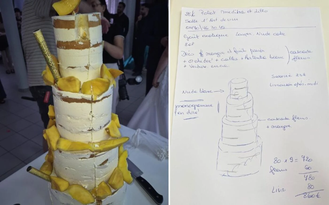 « Un désastre bâclé » : l’immense déception d’un couple belge après avoir reçu leur gâteau de mariage à 860 euros