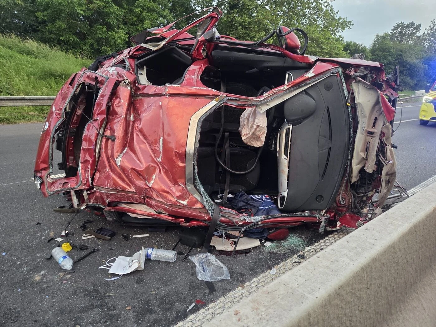 Violent accident dans le Val-d’Oise : deux personnes en urgence absolue transportées par hélicoptère
