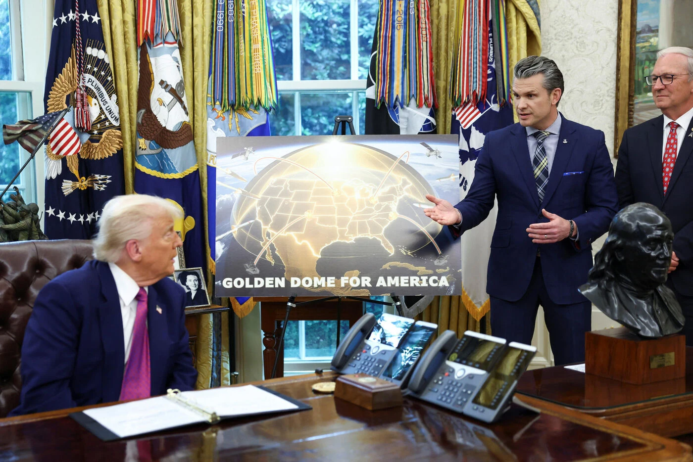 « Dôme d’or » : Donald Trump annonce la construction d’un bouclier anti-missiles pour les États-Unis