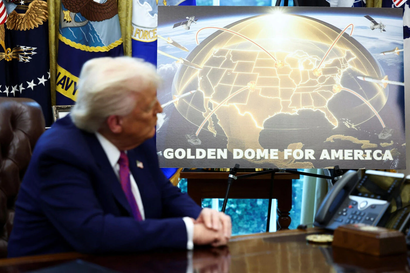 Cinq minutes pour comprendre le « Dôme d’or », le futur bouclier antimissiles des États-Unis promis par Donald Trump