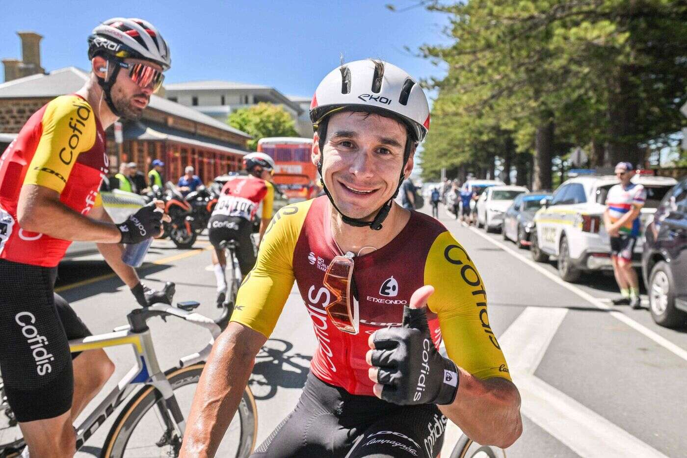 Cyclisme : les images de la belle victoire au sprint de Bryan Coquard sur le Tour Down Under