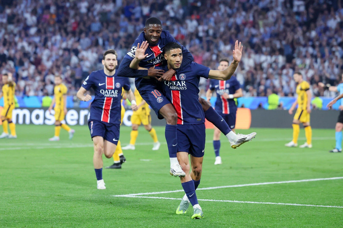 PSG - Inter Milan : la vidéo du but d’Hakimi qui ne célèbre pas face à son ancien club
