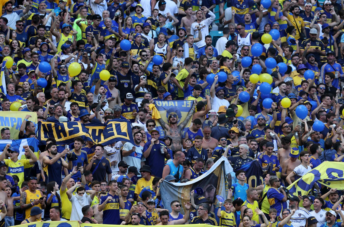 Boca Juniors - Benfica (2-2) : les images du stade de Miami transformé en Bombonera par les fans argentins