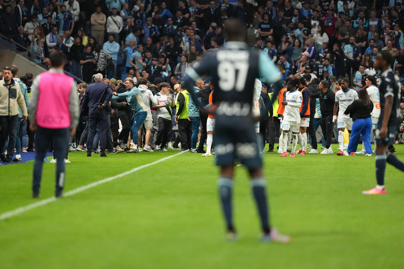 Le Havre-Marseille : le match de Ligue 1 interrompu à la suite d’incidents en tribune