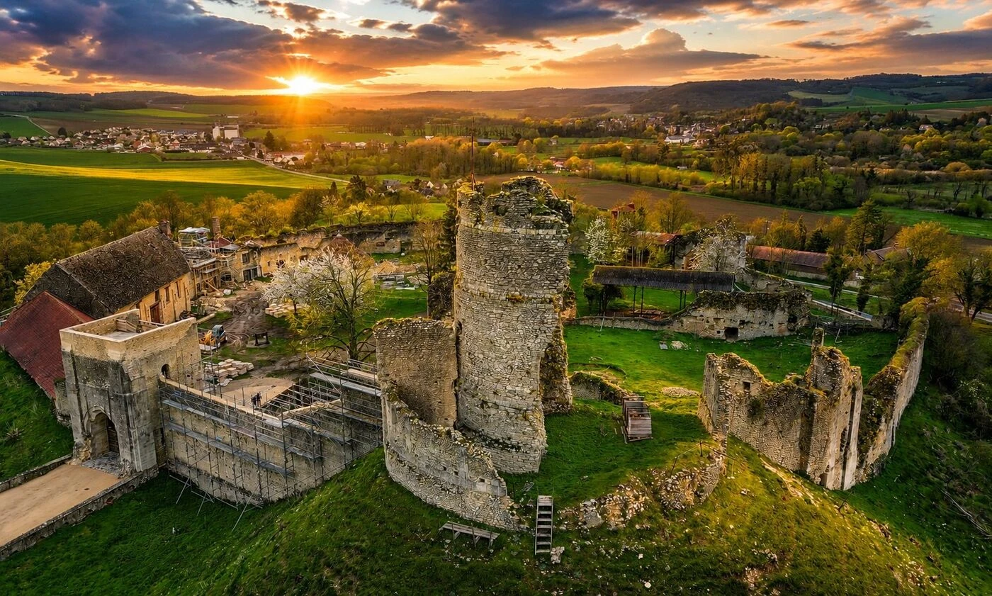 En pleine renaissance, la forteresse médiévale normande de Châteauneuf-sur-Epte espère décrocher le jackpot grâce à vous