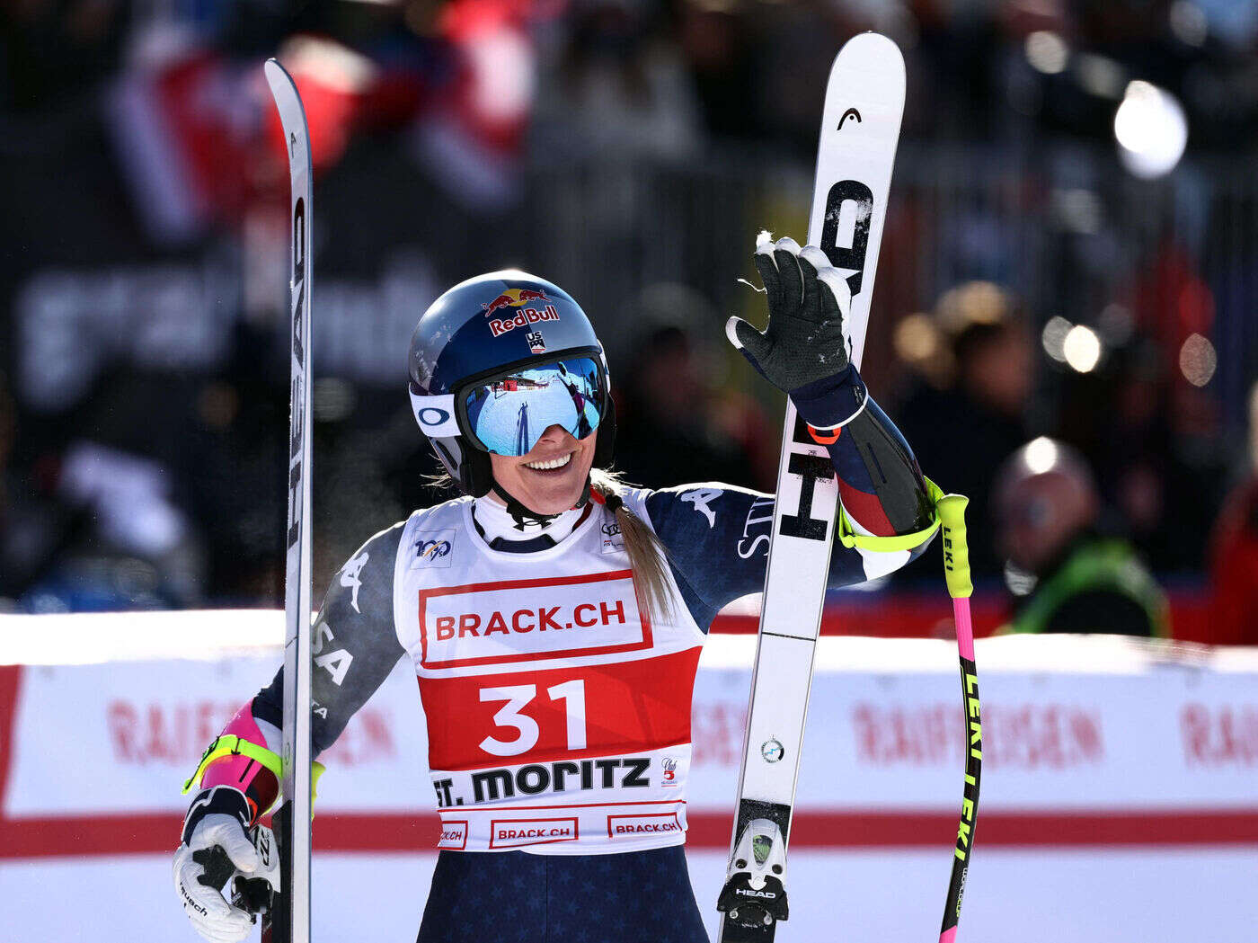 Ski alpin : l’incroyable perf de Linsey Vonn en super-G pour son retour à 40 ans après cinq ans d’absence