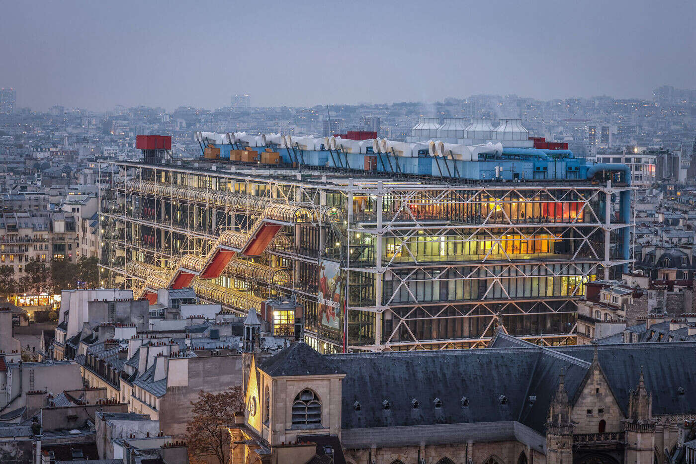 Paris : entrée gratuite ce week-end avant la fermeture du Centre Pompidou