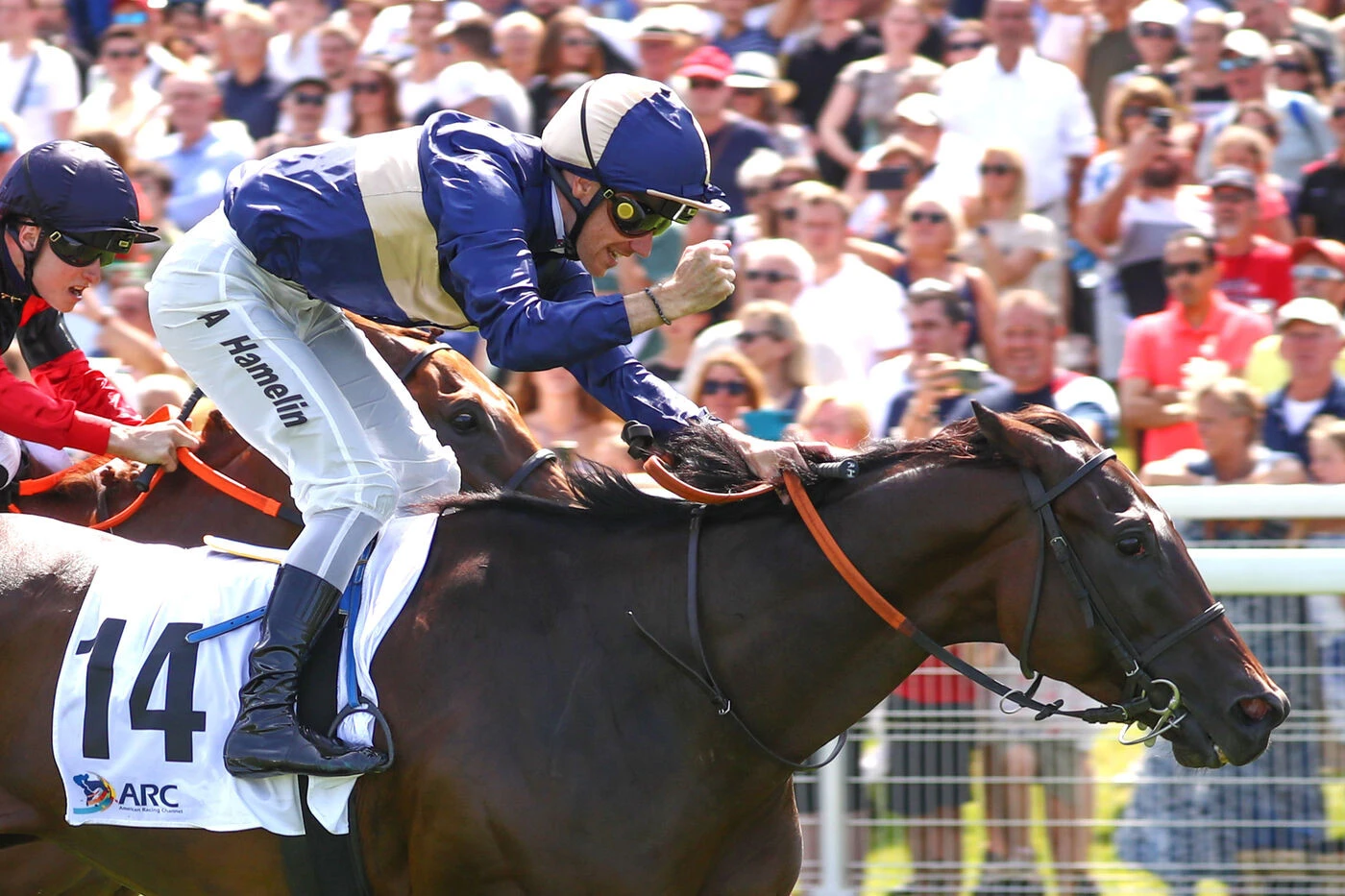 Arrivée du quinté du dimanche 10 août à Deauville : Antoine Hamelin renoue avec le succès en France
