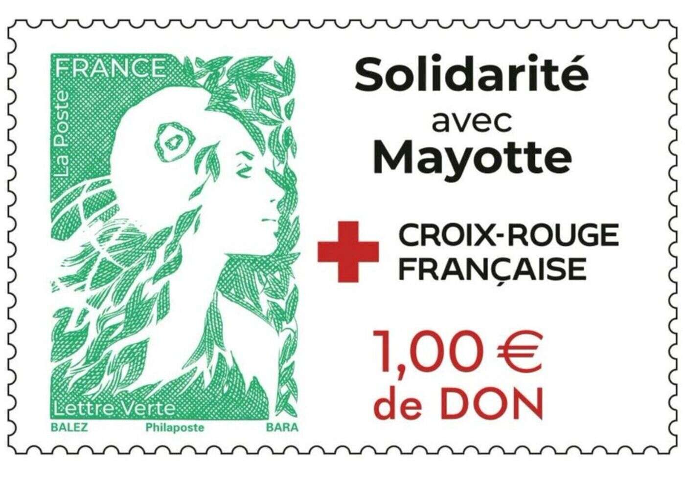 « Solidarité avec Mayotte » : La Poste met en vente un timbre en soutien aux habitants de l’archipel