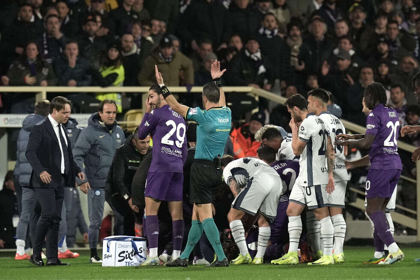 Football : ce que l’on sait du malaise d’Edoardo Bove sur le terrain lors du match Fiorentina-Inter Milan