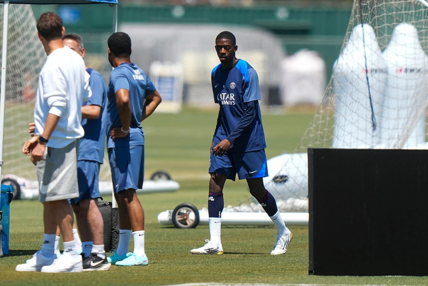 PSG : Ousmane Dembélé a démarré l’entraînement avec le groupe ce vendredi