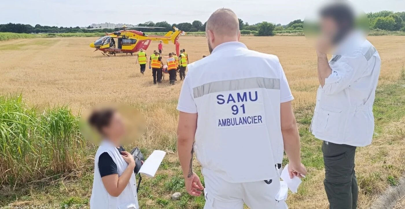 Essonne : une femme de 62 ans héliportée en urgence absolue après un violent accident de la circulation
