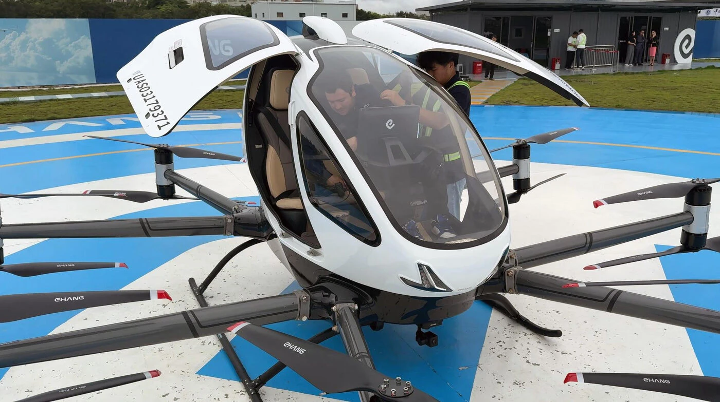 Ni pilote ni « manche »… ni vertige : on a décollé dans un taxi volant autonome