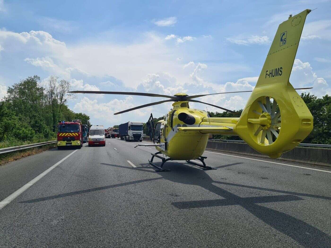 Un mort et six blessés héliportés après un face-à-face sur une route du nord de l’Oise