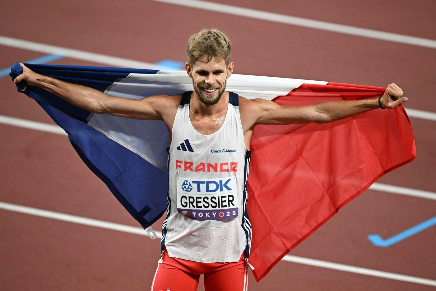 Mondiaux d’athlétisme : héroïque, Jimmy Gressier s’arrache pour aller chercher le bronze sur 5000 m