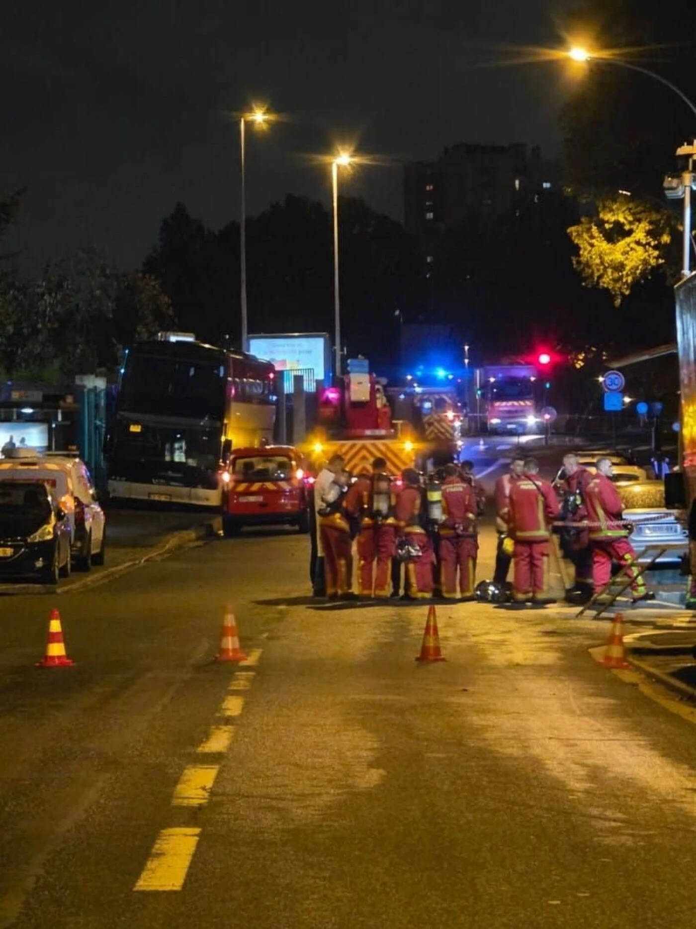 Gennevilliers : incendie dans l’usine Panzani, seize personnes évacuées