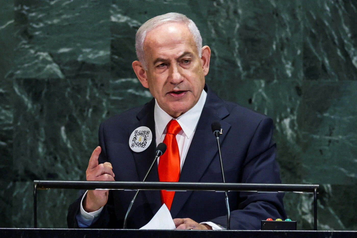 « Nous ne vous avons pas oubliés » : depuis le siège de l’ONU, Netanyahou dit s’adresser aux otages via des haut-parleurs à Gaza