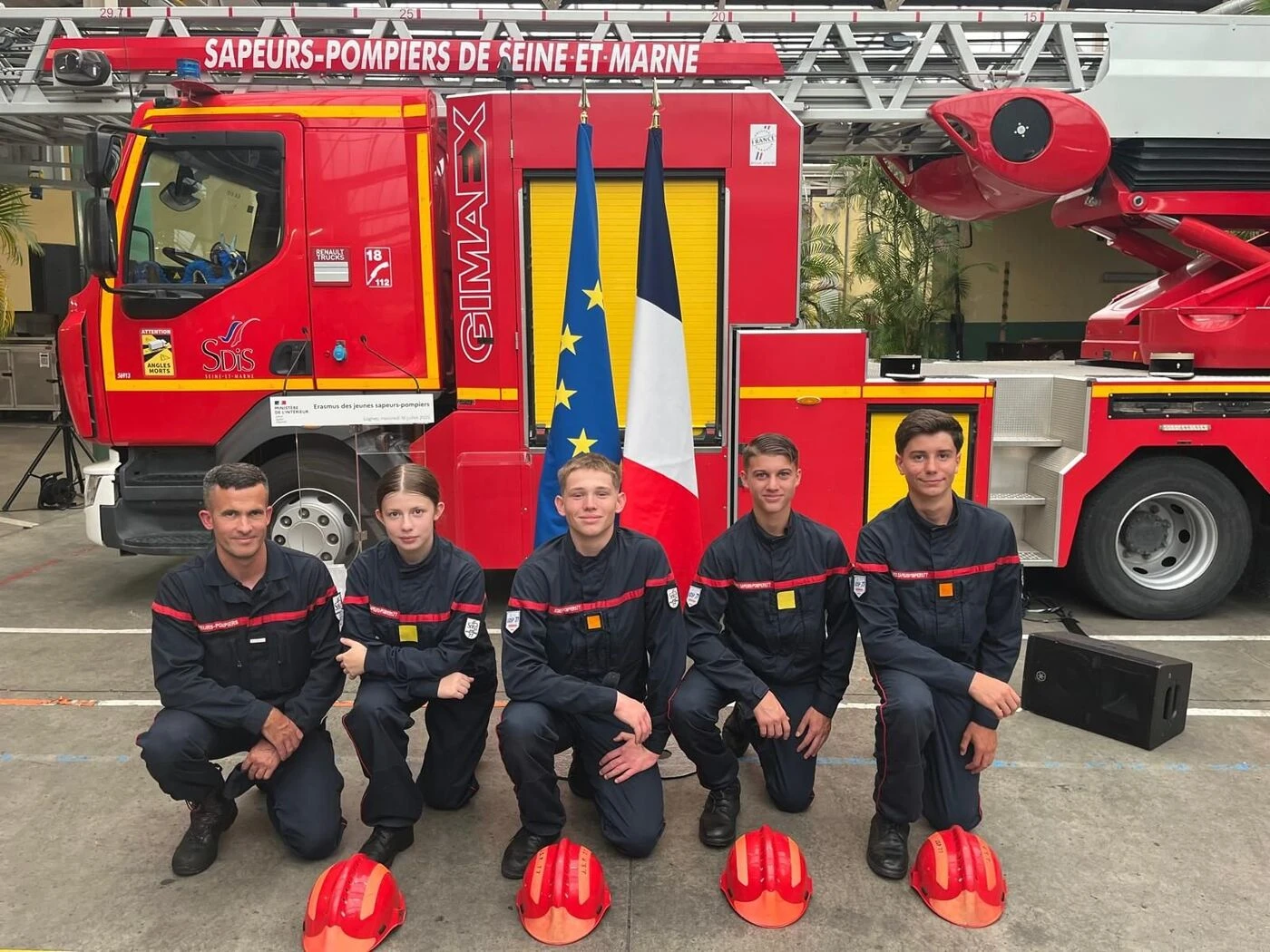 Lognes : invité à l’Erasmus des jeunes pompiers, Rémi, 16 ans, témoigne de sa vocation