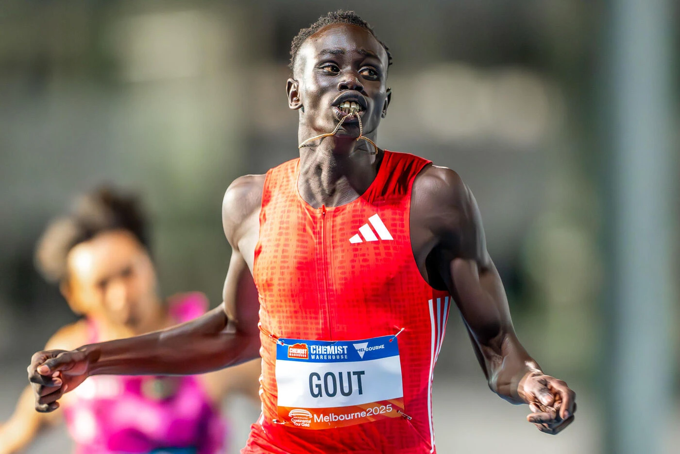 Athlétisme : impressionnant Gout Gout, qui signe un temps canon et remporte son premier meeting européen à Ostrava