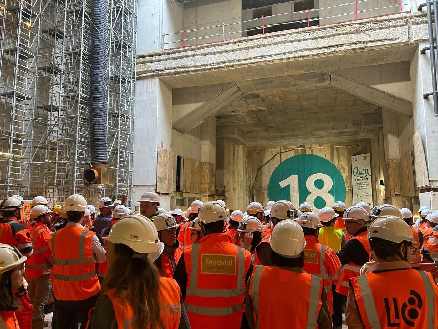 Grand Paris Express : le tunnelier de la ligne 18 du supermétro est arrivé à Versailles Satory