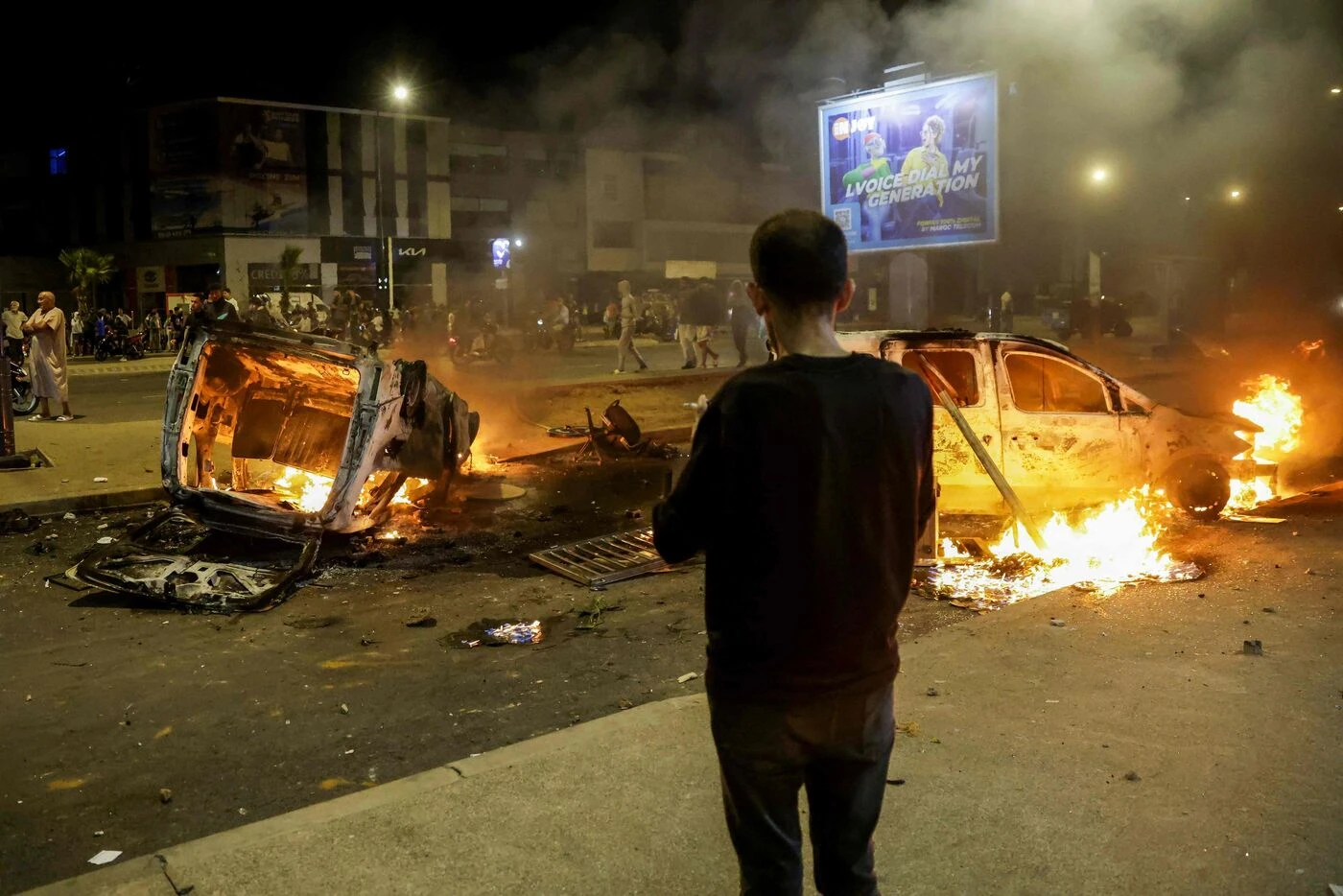 Maroc : après une nuit de violences meurtrières, la génération Z appelle à des mobilisations pacifiques