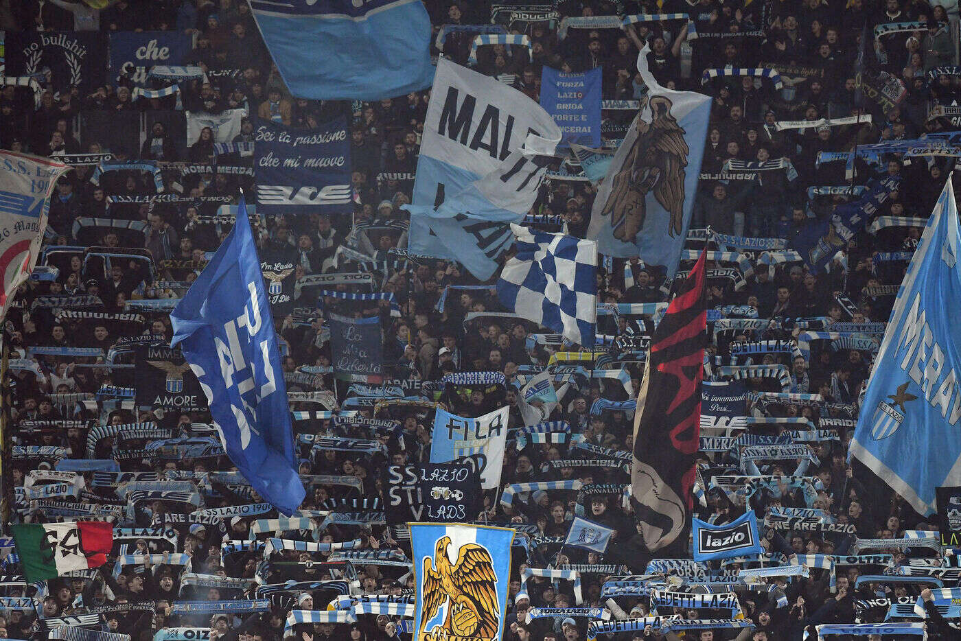 « Bon voyage » : la banderole des supporters de la Lazio en hommage à Jean-Marie Le Pen