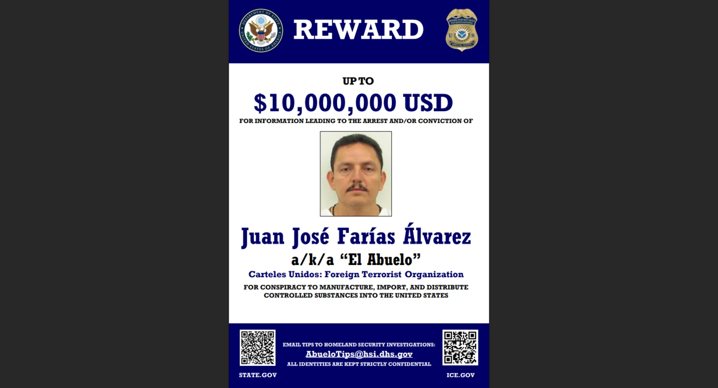 10 millions de dollars de récompense : qui est « Le Grand-Père », ce narcotrafiquant mexicain recherché par les États-Unis ?