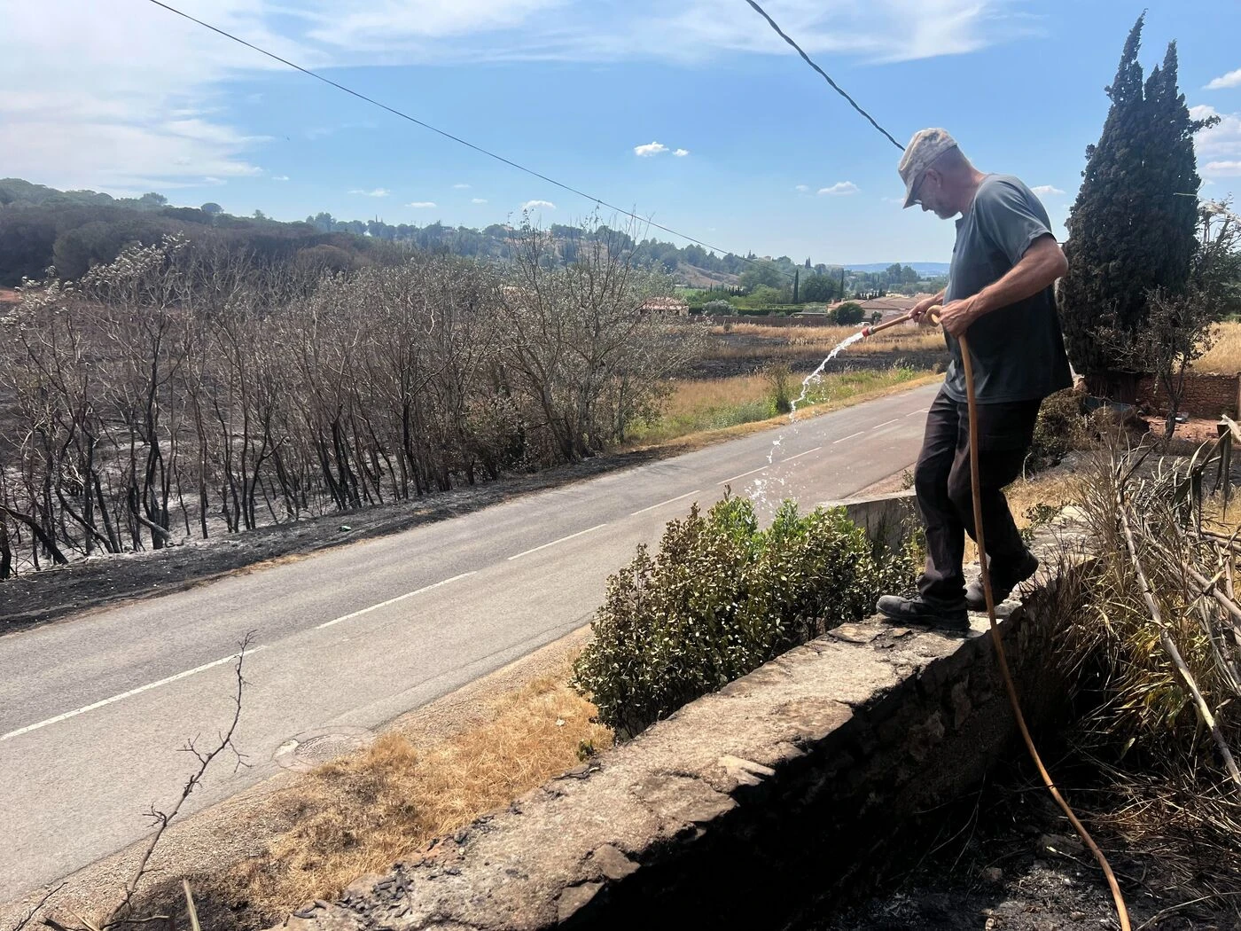 Après les 400 hectares partis en fumée dans l’Aude, une tension encore palpable : « Les flammes étaient considérables »