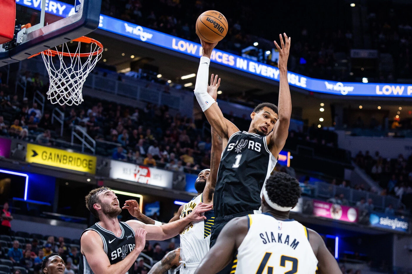 NBA : les vidéos de la nouvelle démonstration spectaculaire de Victor Wembanyama avec les Spurs