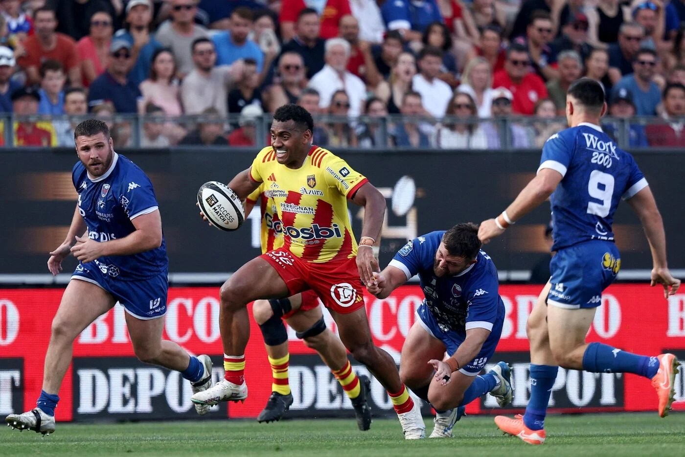 Grenoble-Perpignan (11-13) : l’USAP sauve sa tête en Top 14, les Isérois ratent encore le coche