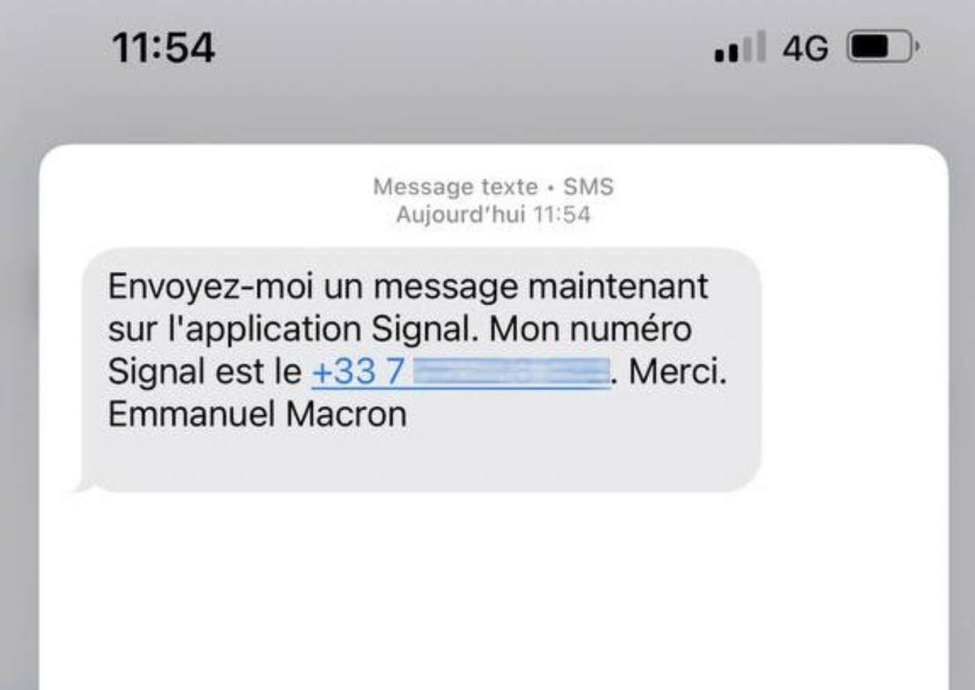 Quand l’Élysée avertit sur les faux SMS de phishing d’un certain... Emmanuel Macron !