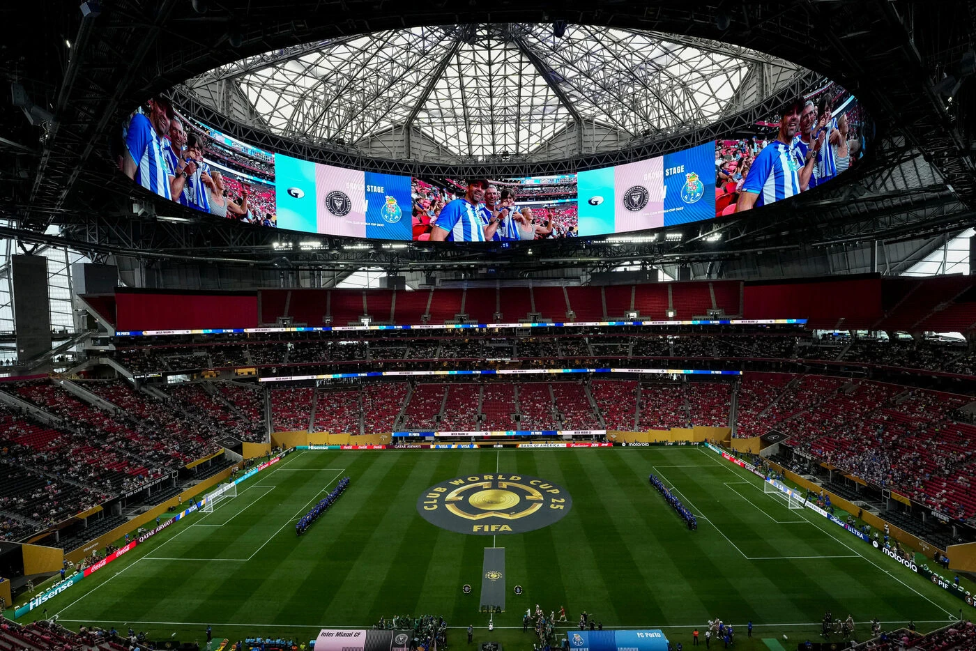 PSG-Miami : toit rétractable, écran circulaire, clim… Le Mercedes-Benz Stadium, un bijou à 1,6 milliard de dollars