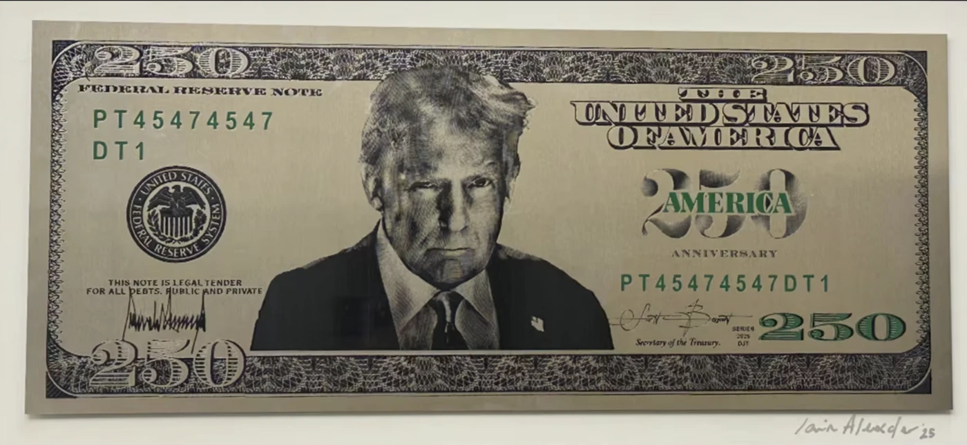 Des proches de Donald Trump font pression pour imprimer un billet de 250 dollars à son effigie