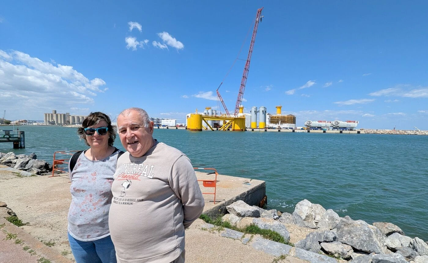 D’où assister au spectacle unique du montage des éoliennes au large du Barcarès ? De Port-la-Nouvelle !