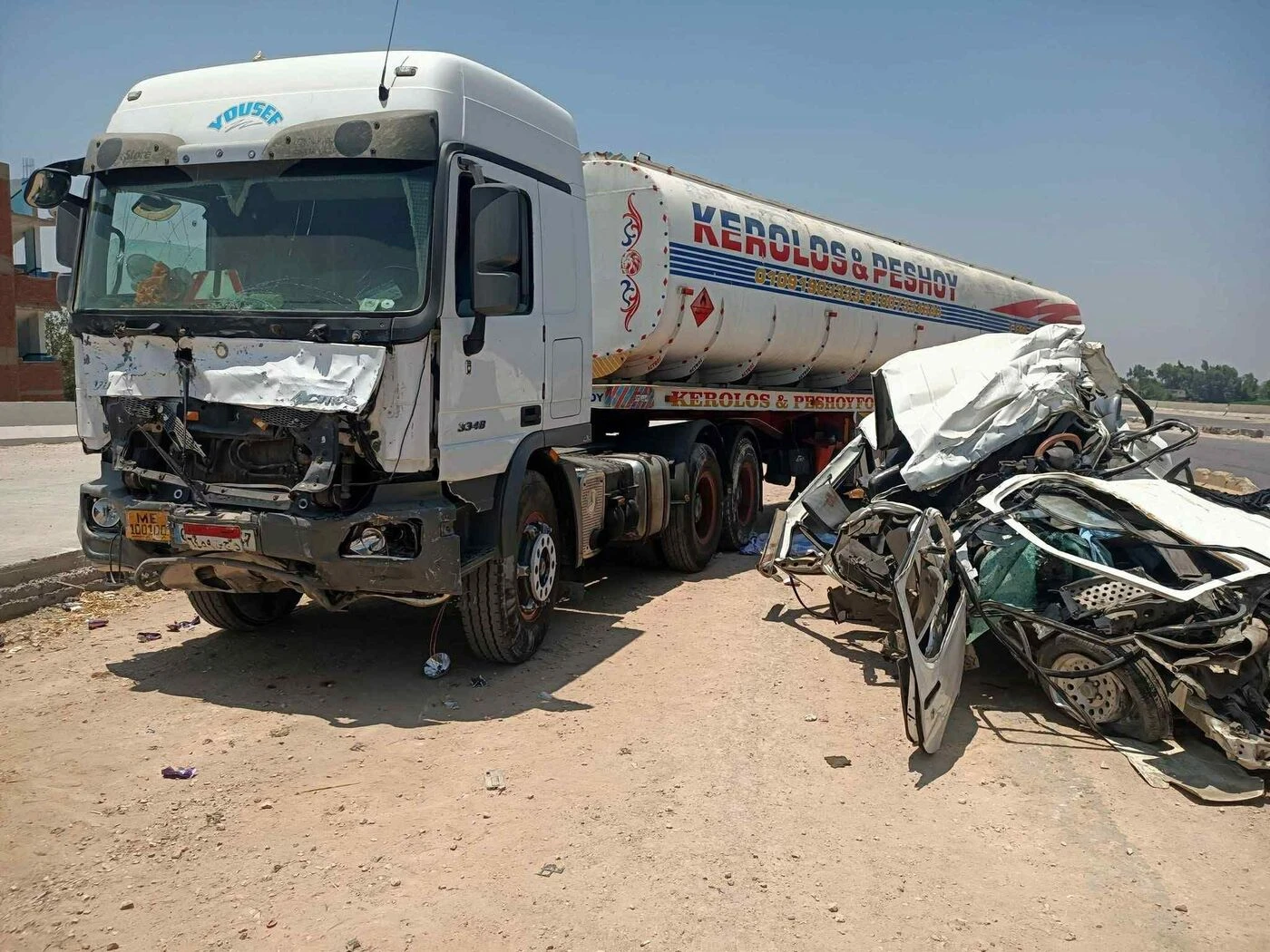 Égypte : une collision entre un camion et un minibus fait 19 morts, dont 18 ouvrières