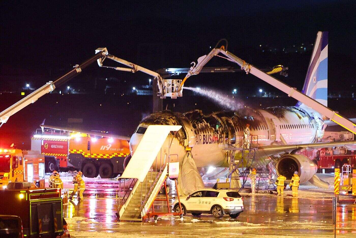 Corée du Sud : 176 passagers évacués d’un Airbus qui prend feu sur la piste