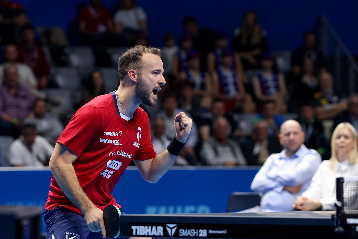 « Je vais rejouer le gars de la maison » : Simon Gauzy se qualifie pour le 2e tour à Montpellier et retrouve Félix Lebrun