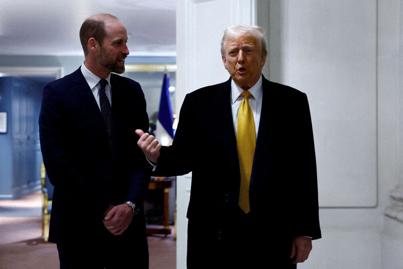 « C’est un bel homme » : Donald Trump est tombé sous le charme du prince William lors de leur rencontre à Paris