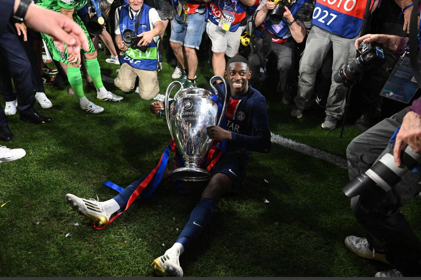 Le PSG champion d’Europe : l’échange hilarant entre Thierry Henry et Dembélé, incapable de parler anglais