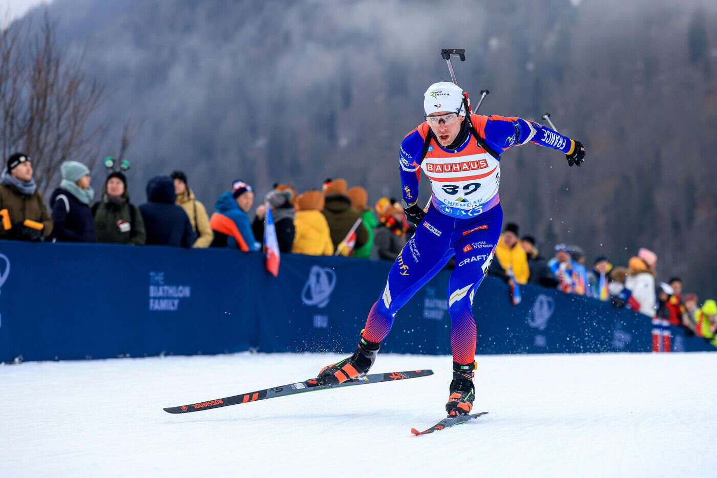 Biathlon : Émilien Claude signe le premier podium de sa carrière en Coupe du monde à Ruhpolding