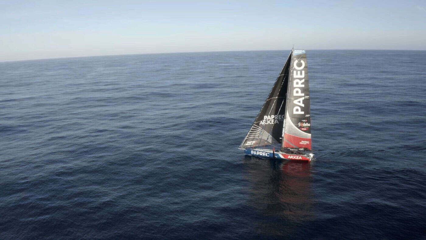 Vendée Globe : avarie de voile pour Yoann Richomme, qui poursuit sa route